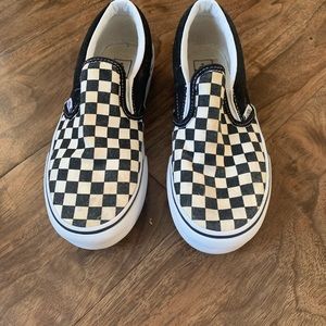 Vans checkerboard slip on